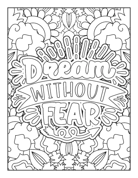 Motivational quotes coloring page Inspirational quotes coloring page