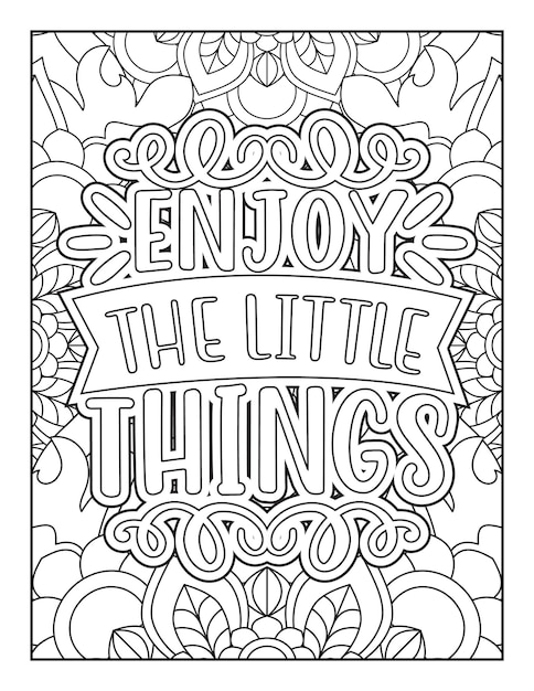 Motivational quotes coloring page Inspirational quotes coloring page