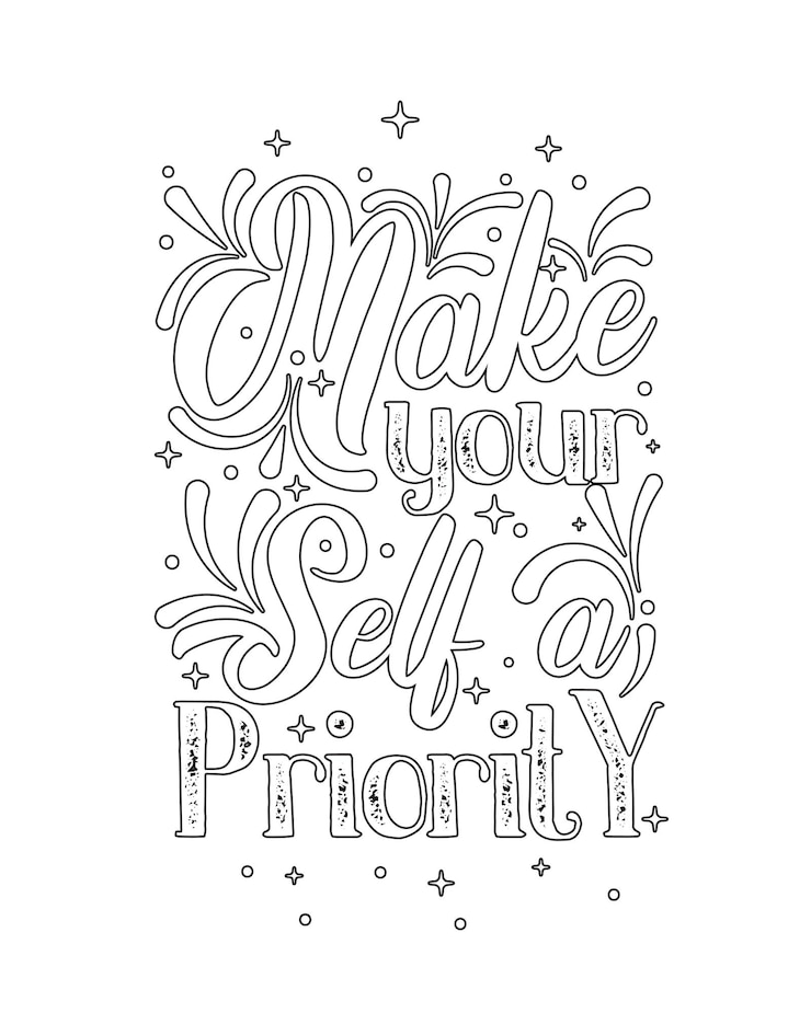 Vector motivational quotes coloring pagesinspirational quotes coloring pages printable