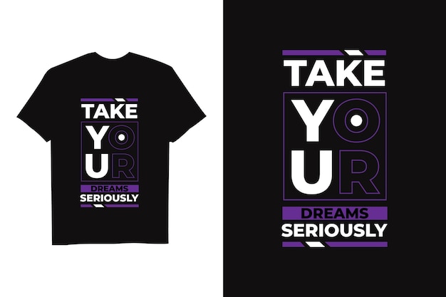 Premium Vector | Motivational quotes t shirt design