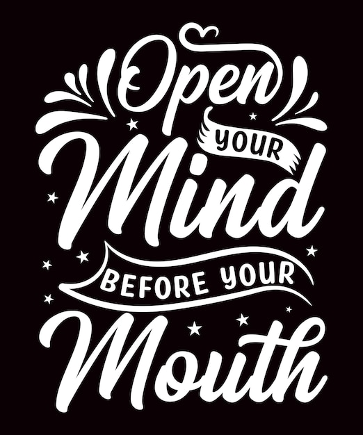 motivational typography t shirt design.