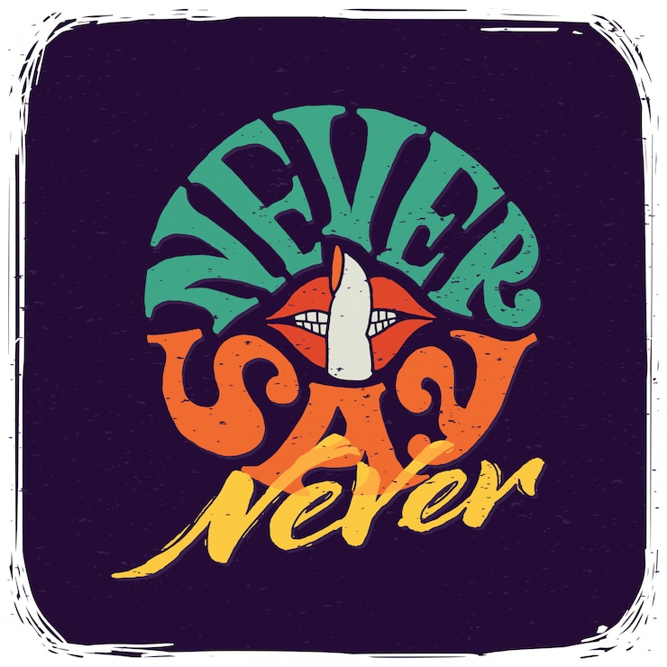 Vector motiverende belettering samenstelling