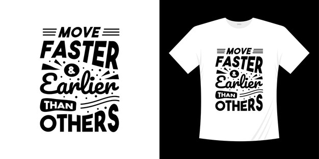 Motiverende belettering typografie t shirt design. Belettering Handgeschreven stijl.