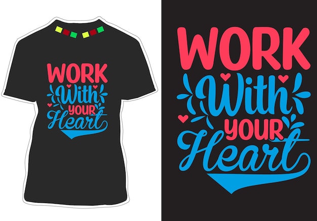 Motiverende typografie Quotes T-shirtontwerp
