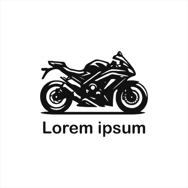 Vector a moto bike logo design