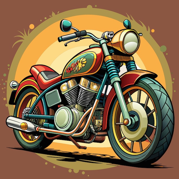 Vector moto bobber