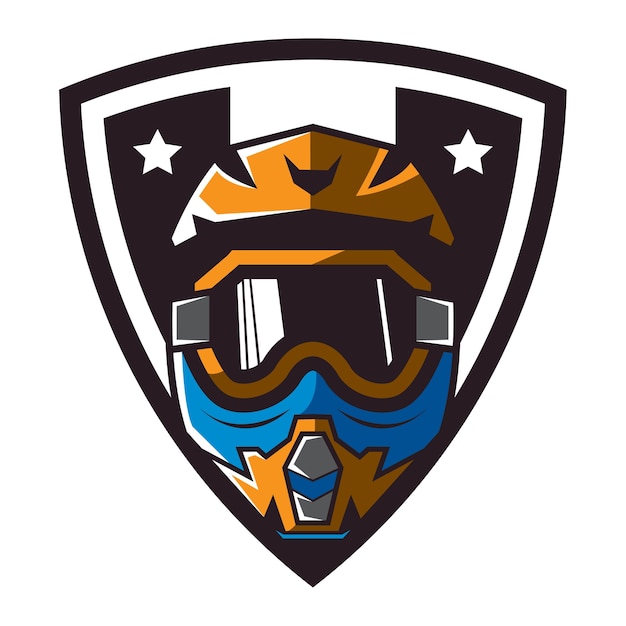 Motocross design embleem