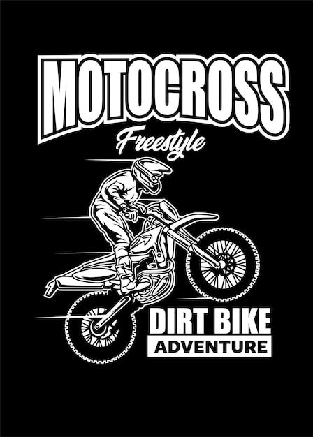 Motocross dirt bike avontuur