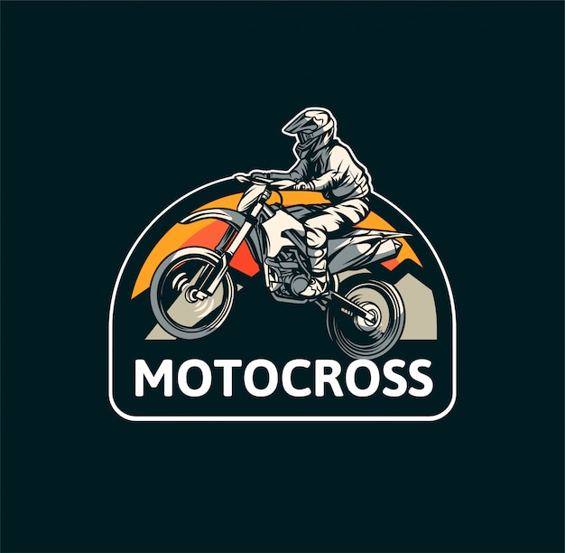 Emblema del motocross