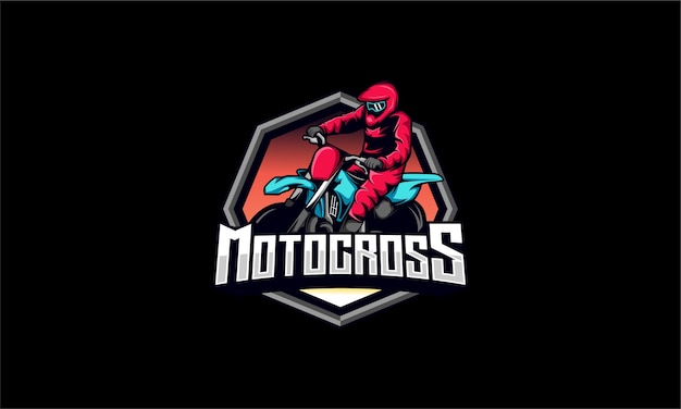 Motocross gaming mascot