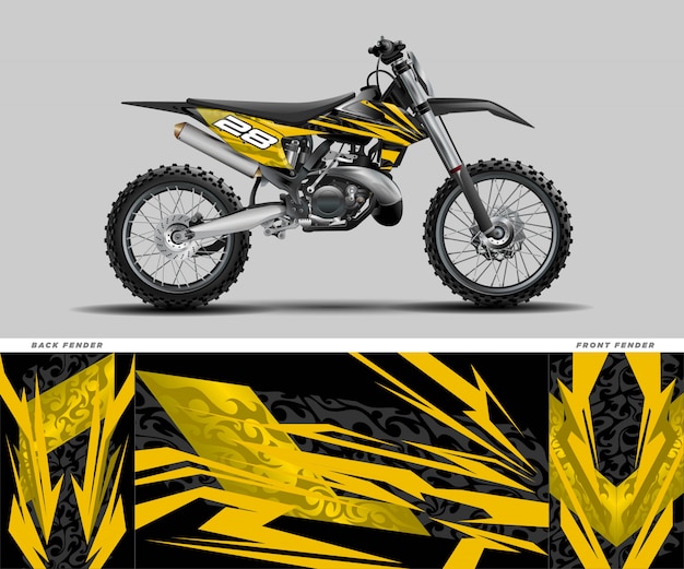 Motocross Graphic Decal sticker Kit