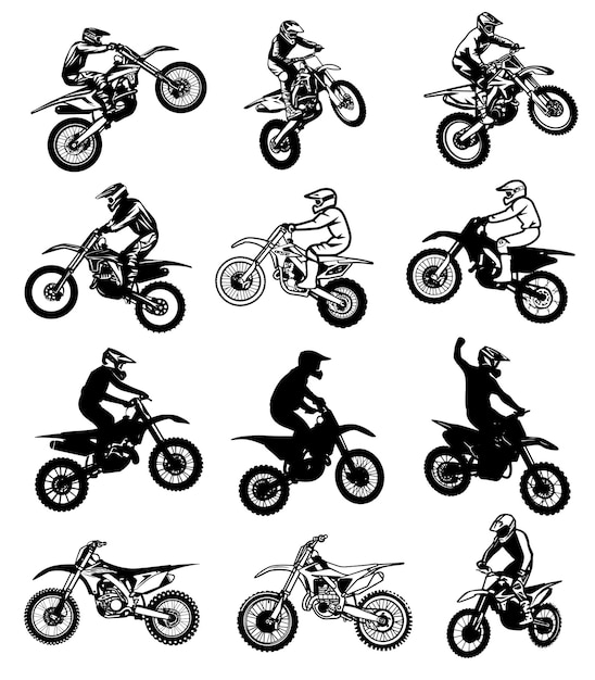 Motocross Rider Svg Bundle