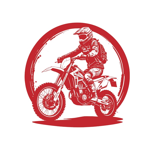 motocross vector voor t-shirt ontwerp