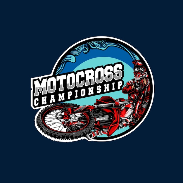 Motocross vectorillustratie