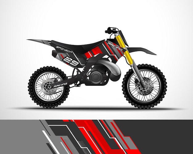 Motocross wrap design