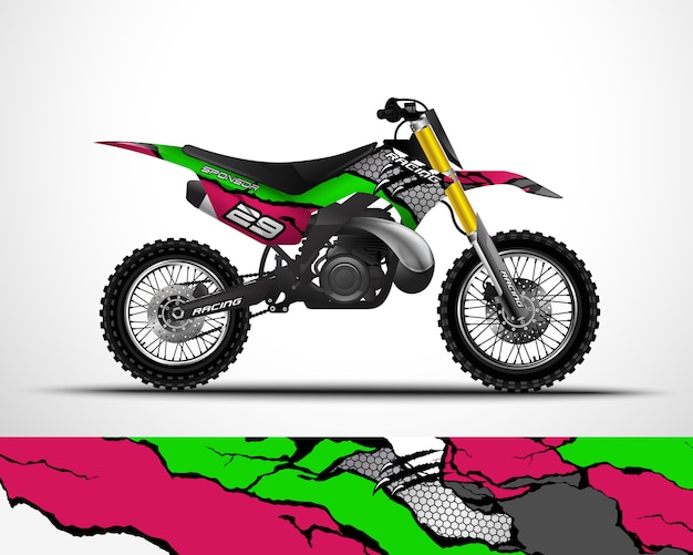 Motocross wrap design