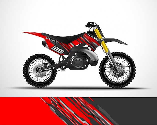 Motocross wrap design