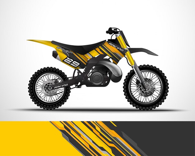 Design avvolgente per motocross