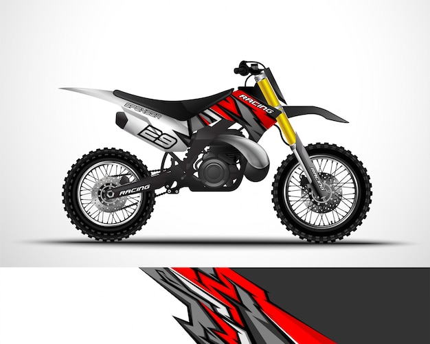 Motocross wrap design