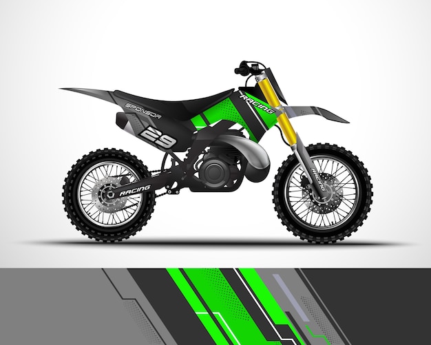 Motocross wrap ontwerp