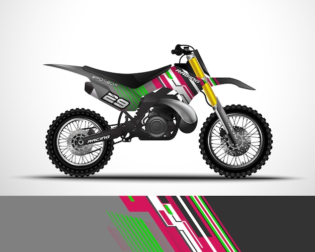 Motocross wrap ontwerp