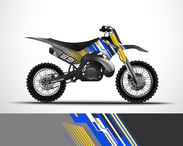 Motocross wrap ontwerp