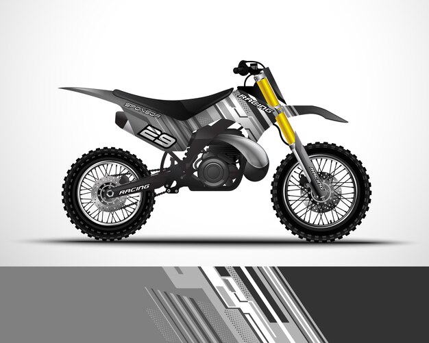 Motocross wrap ontwerp