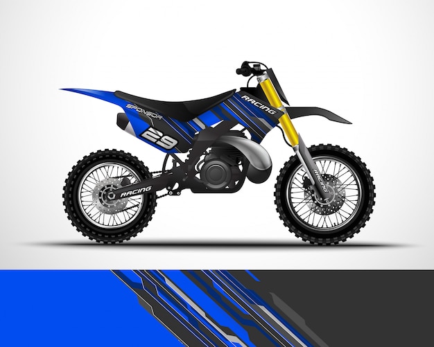 Motocross wrap ontwerp