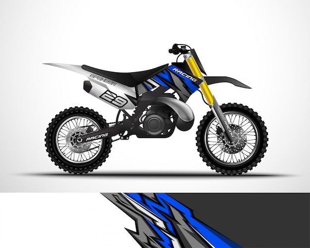 Motocross wrap ontwerp