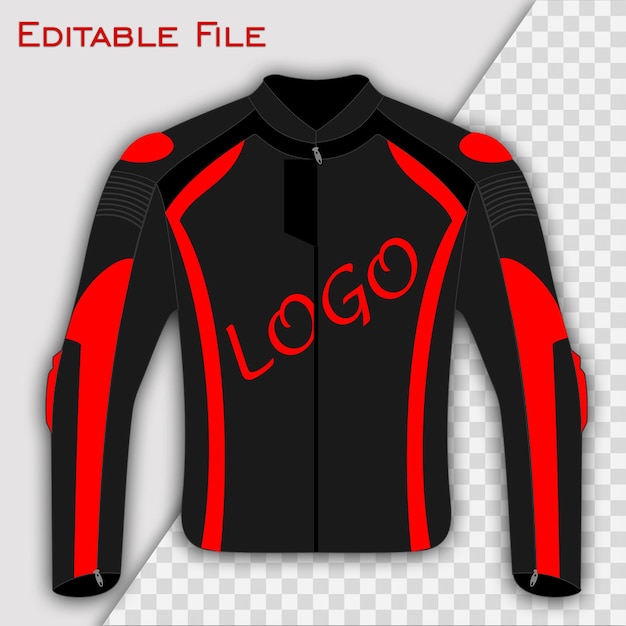 Motor Bike Jacket Vector Mockup