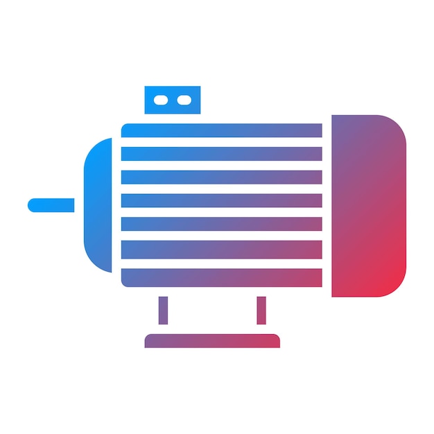 Vector motor icon vector image can be used for electric circuits