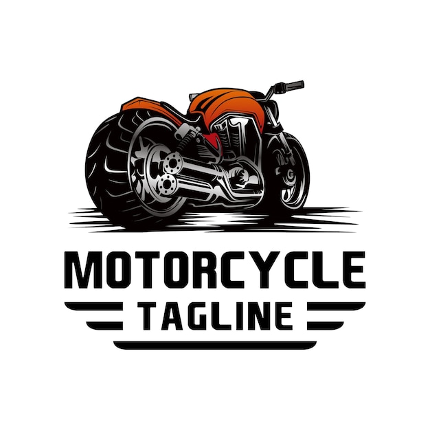 motor illustratie ontwerp in sport motor stijl voor een sport motorfiets logo.