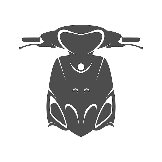 Motor scooter icon design