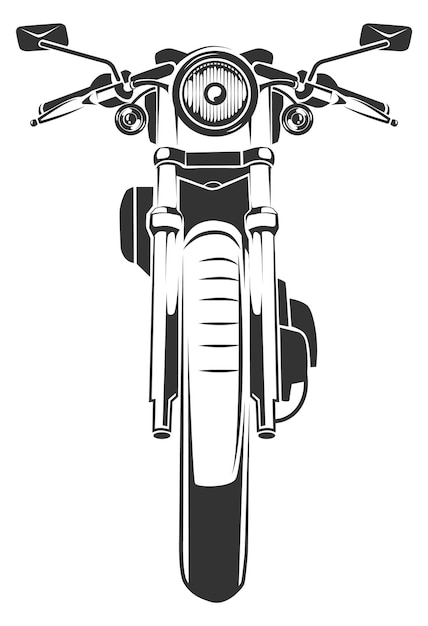 Motorbike front side Bike logo Fast ride symbol