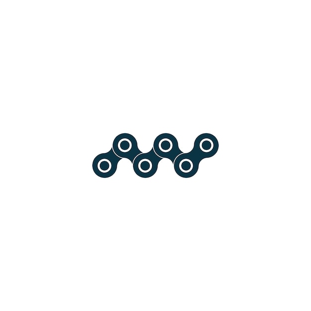 Vector motorcycle chain icon