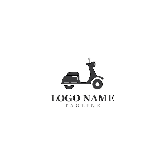 motorcycle icon vector design template