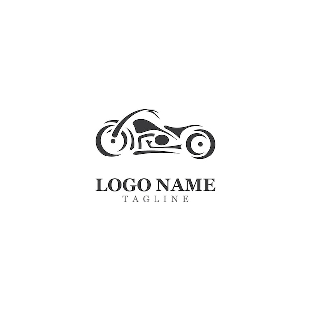 Motorcycle icon vector design template