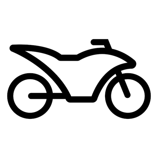 Motorcycle icon vector