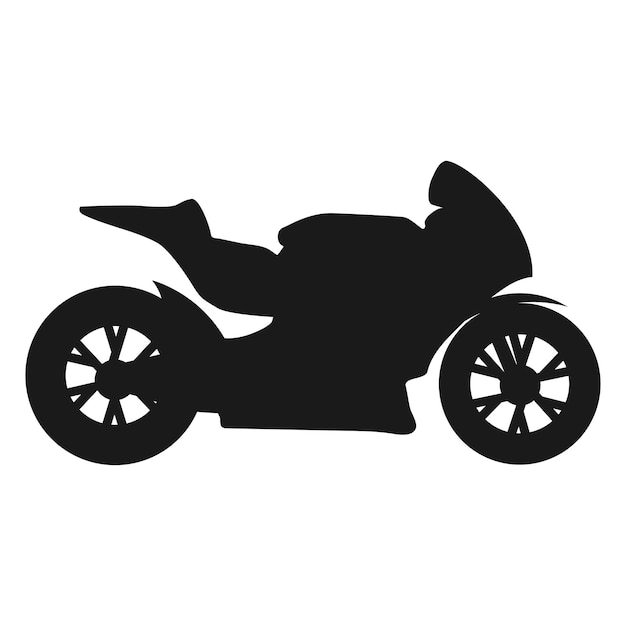 Vector motorcycle icon vector