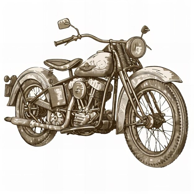 Vector motorcycle illustrator