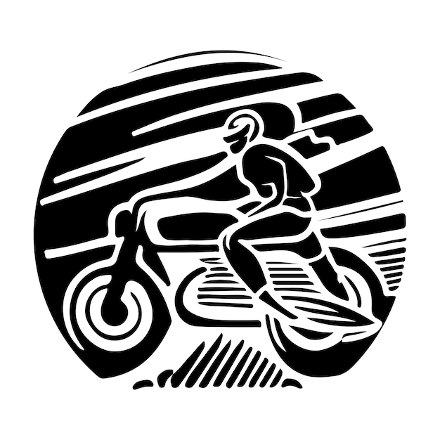 Vector motorcycle logo vector