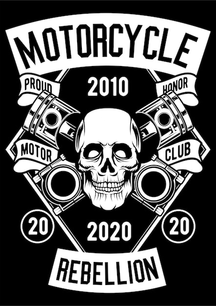 Vector motorcycle rebellion