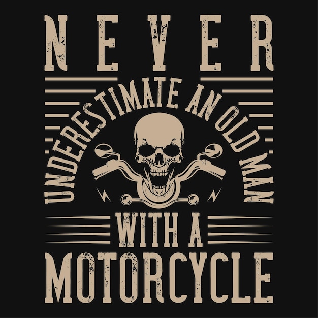 Motorcycle rider vintages tshirt design