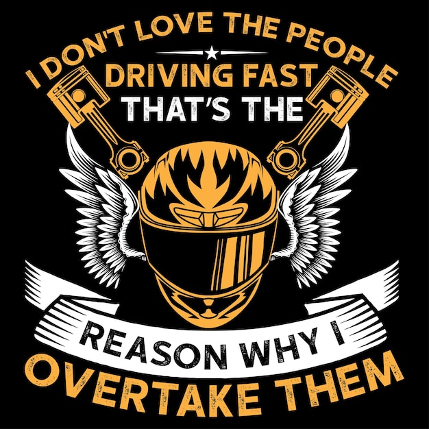 Vector motorcycle t-shirt design