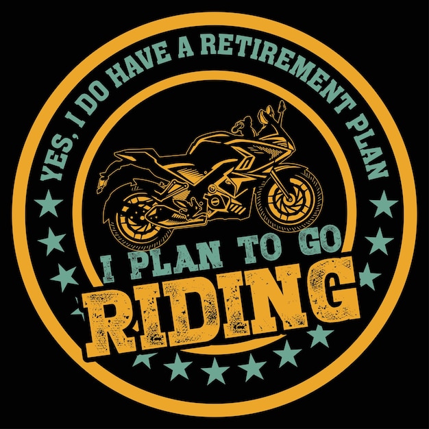 Motorcycle T-shirt Design