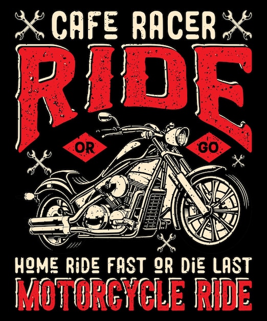 Motorcycle t-shirt design