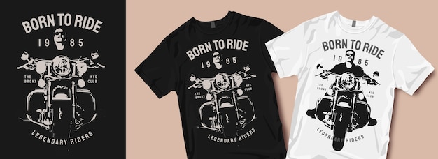 Motorcycle t shirt designs silhouettes