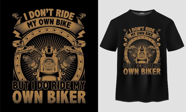 Вектор Дизайн футболки для мотоциклов винтажный дизайн футболки для велосипедов