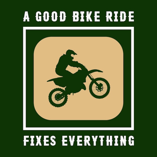 Vector motorcycle tshirt design