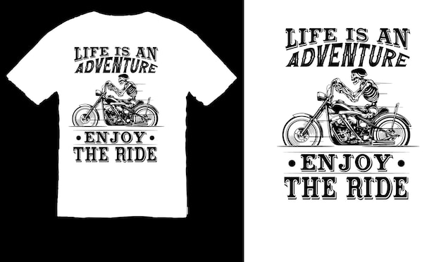 Vettore disegno di magliette per motociclette